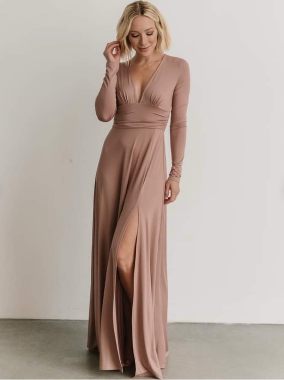 Baltic Born Arianna Maxi Dress in Dusty Rose